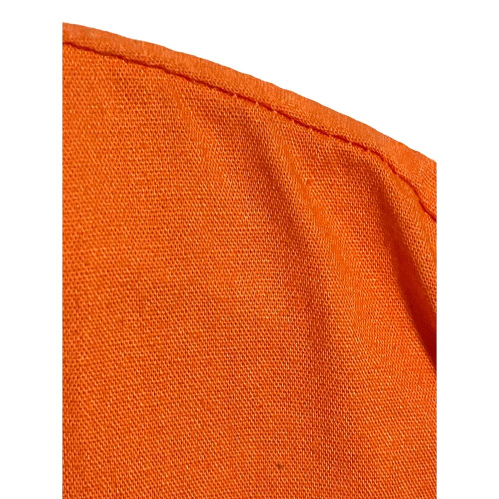 Cotton:On Oversized Orange Button Dad Shirt Womens XS Organic Cotton Casual NWT - Picture 3 of 8